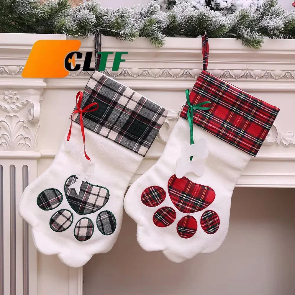 Wholesale Christmas Decoration Ornaments Christmas Sock Family Set Fish Pet Large Personalized Xmas Christmas Stockings 2026