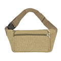 canvas waist bag fashion high-capacity outdoor sports running bag