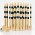 Custom Logo Stripes Tee 45/70/83mm Wood Bamboo Plastic Golf Tees Golf Accessories Supply