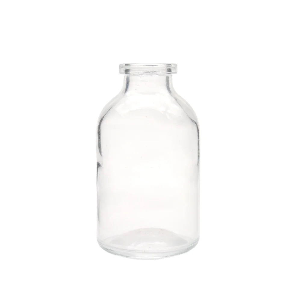 Pharma Grade 30H Moulded Glass Vial Transparent Color Injection Glass Vial