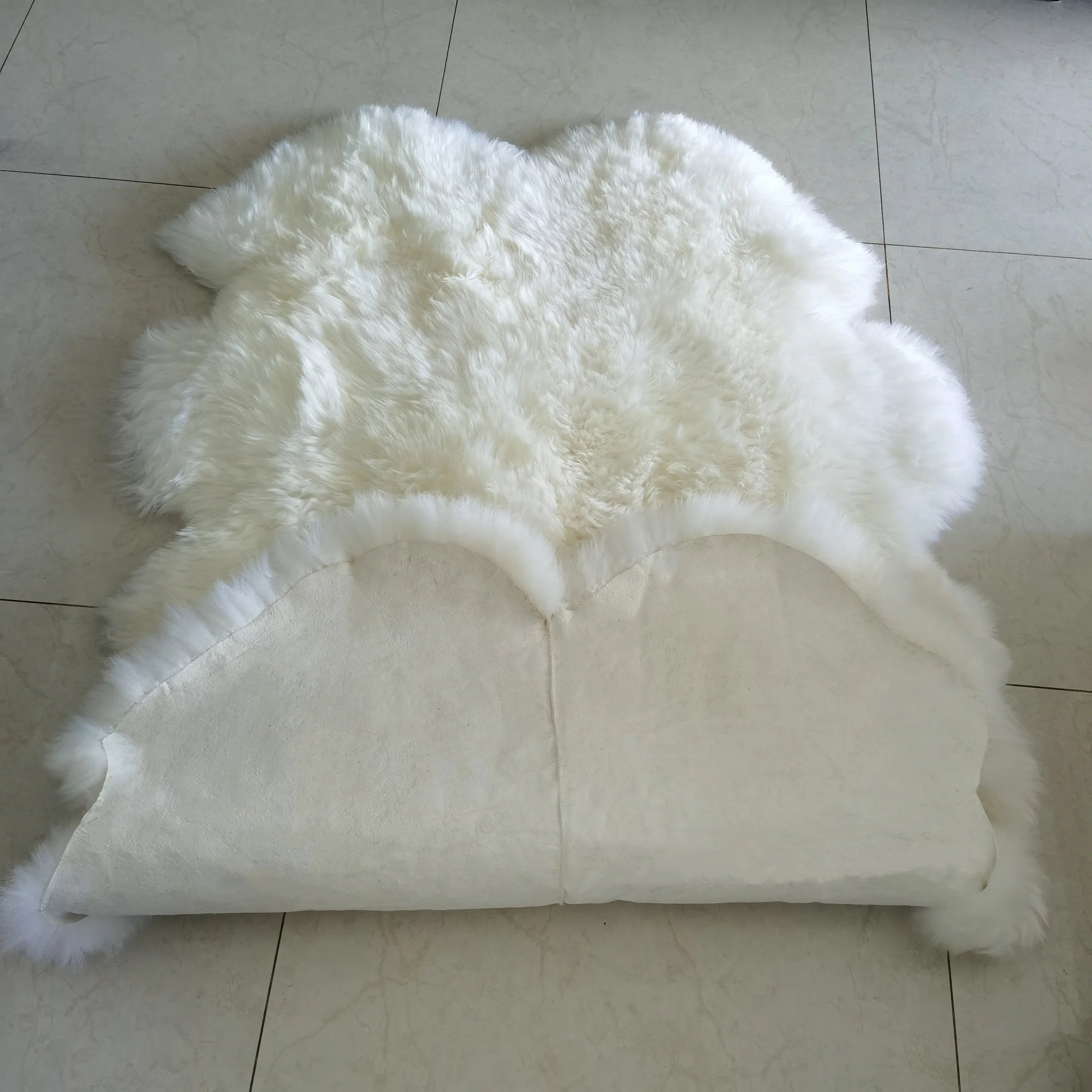 Wholesale Modern High Pile Real Australian Sheepskin Fur Rug China Factory Living Room Bedroom Home Decor