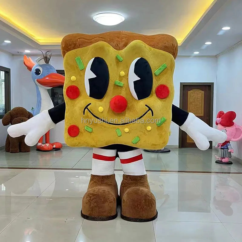 Factory Custom Soft Fashion Robot Mascot Costume Props Display Adults 3D Design Bubble Carving Cartoon Costume Bug Print