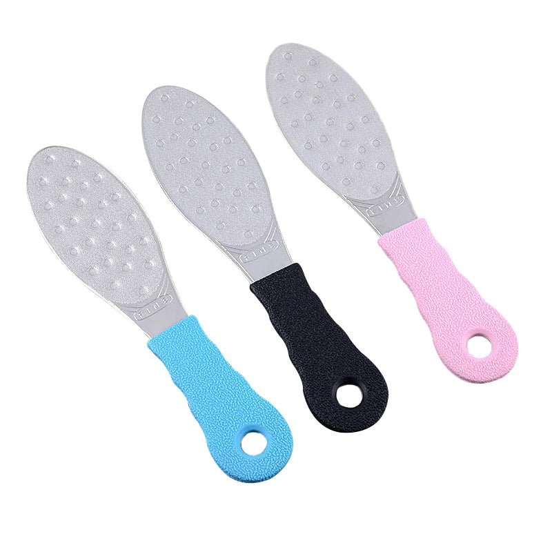 Double Side Stainless Steel Foot File Callus Remover for Professional Pedicure Durable Beauty Tool