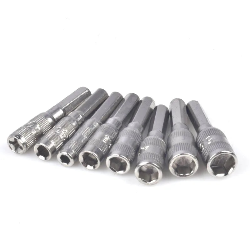 H4 Nut Driver Hand Tool Hexagonal Small Socket 2.5 3.0 3.5 4.0 4.5 5.0 5.5mm with 6 Point Hex Shank Socket H4x28mm