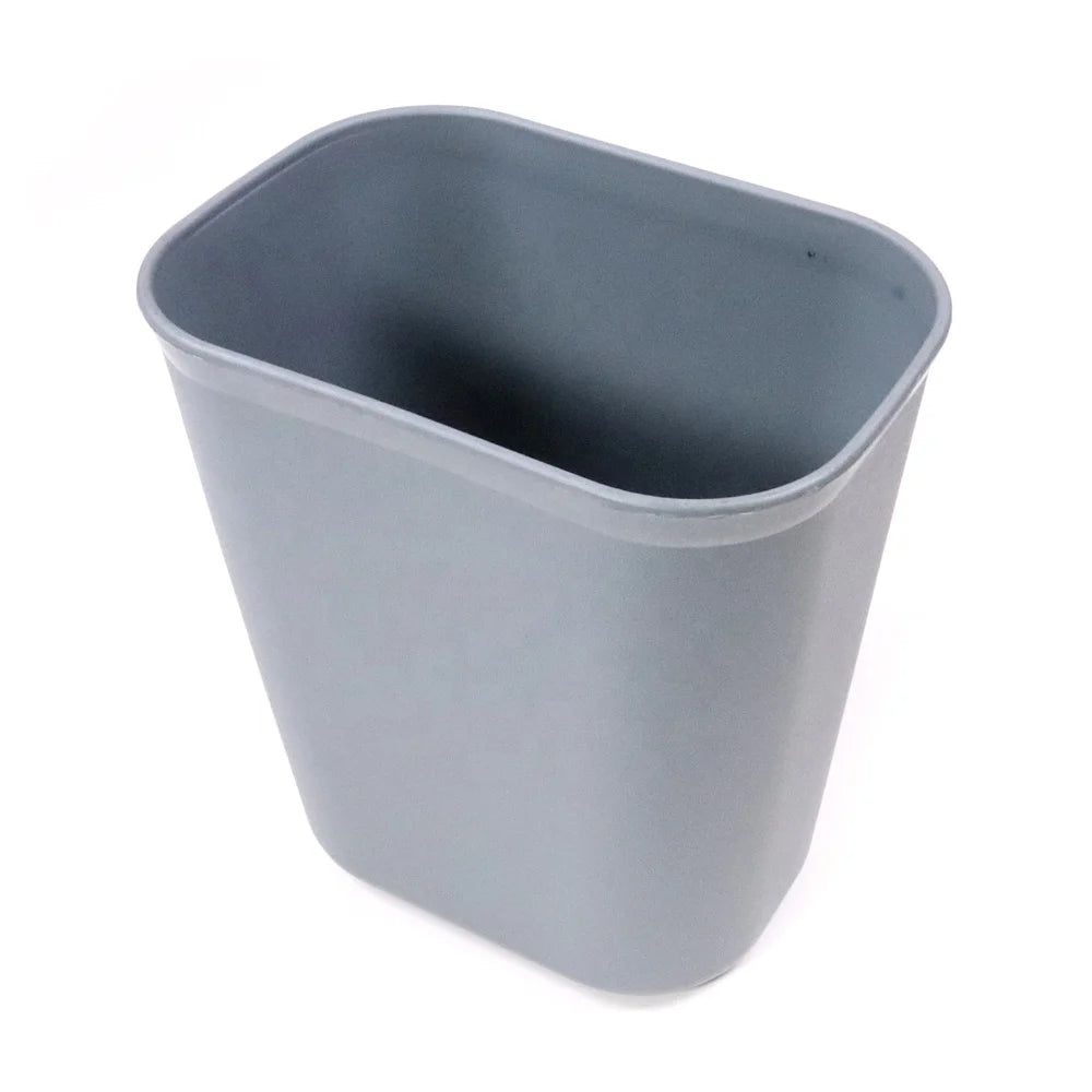 Commercial Plastic Resin Deskside Wastebasket 15L