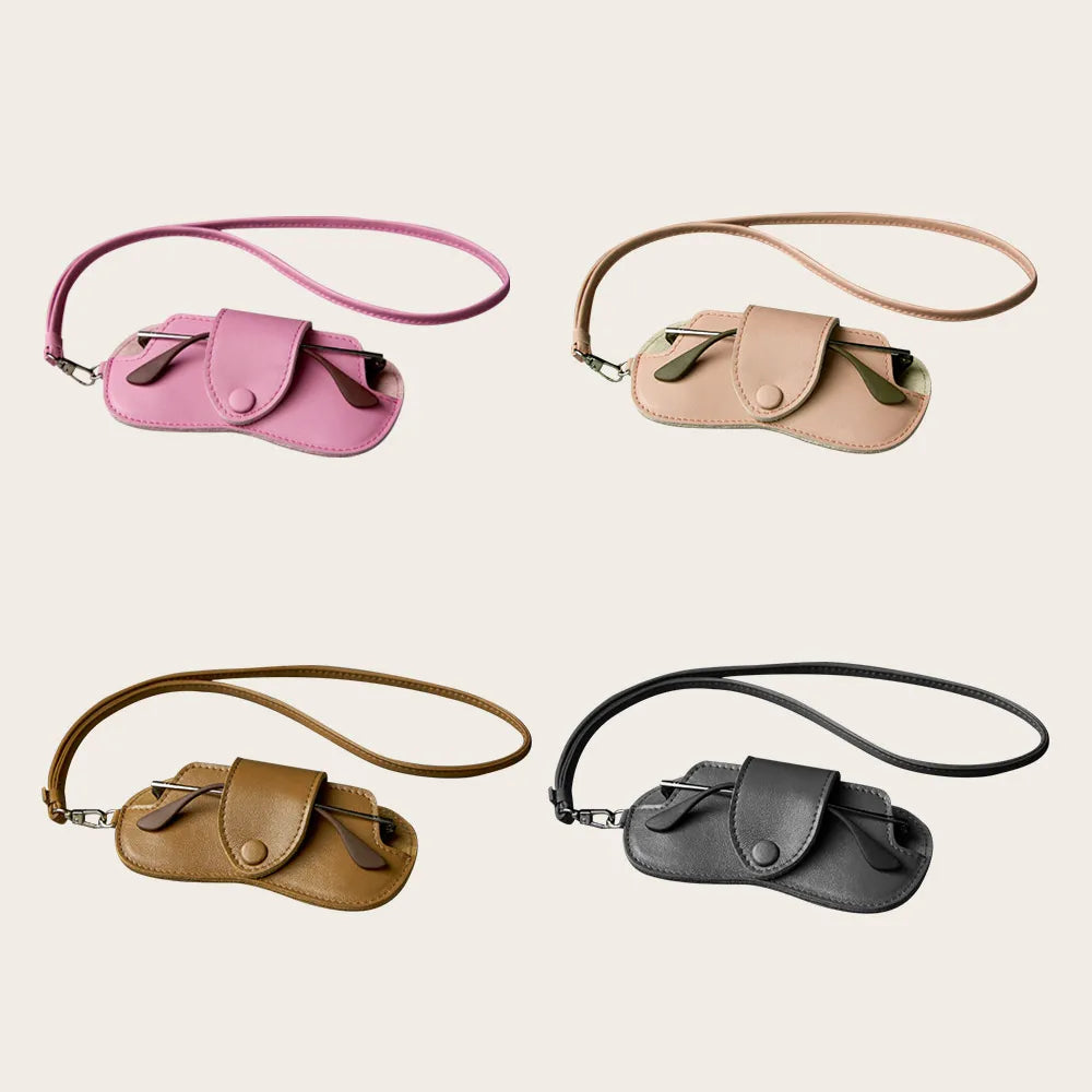 Wholesale Boman/OEM Soft Pu Leather Custom Logo Embossed Glasses & Sunglasses Case Pouch