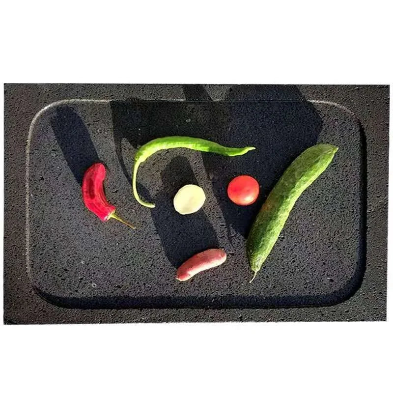 Wholesale Low Price Lava Stone Baking Pan Oil-Free Heat Resistant Barbecue Tool Set for Hotel Restaurant Use Hand Wash Only Jin