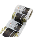 Hot Gold Foil Embossment Stamping UV Texture Paper Wine Label Bottle Sticker