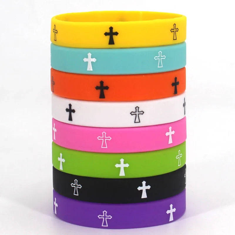 2025 Best Selling Factory Wholesale Silicone Wristbands for Christianity