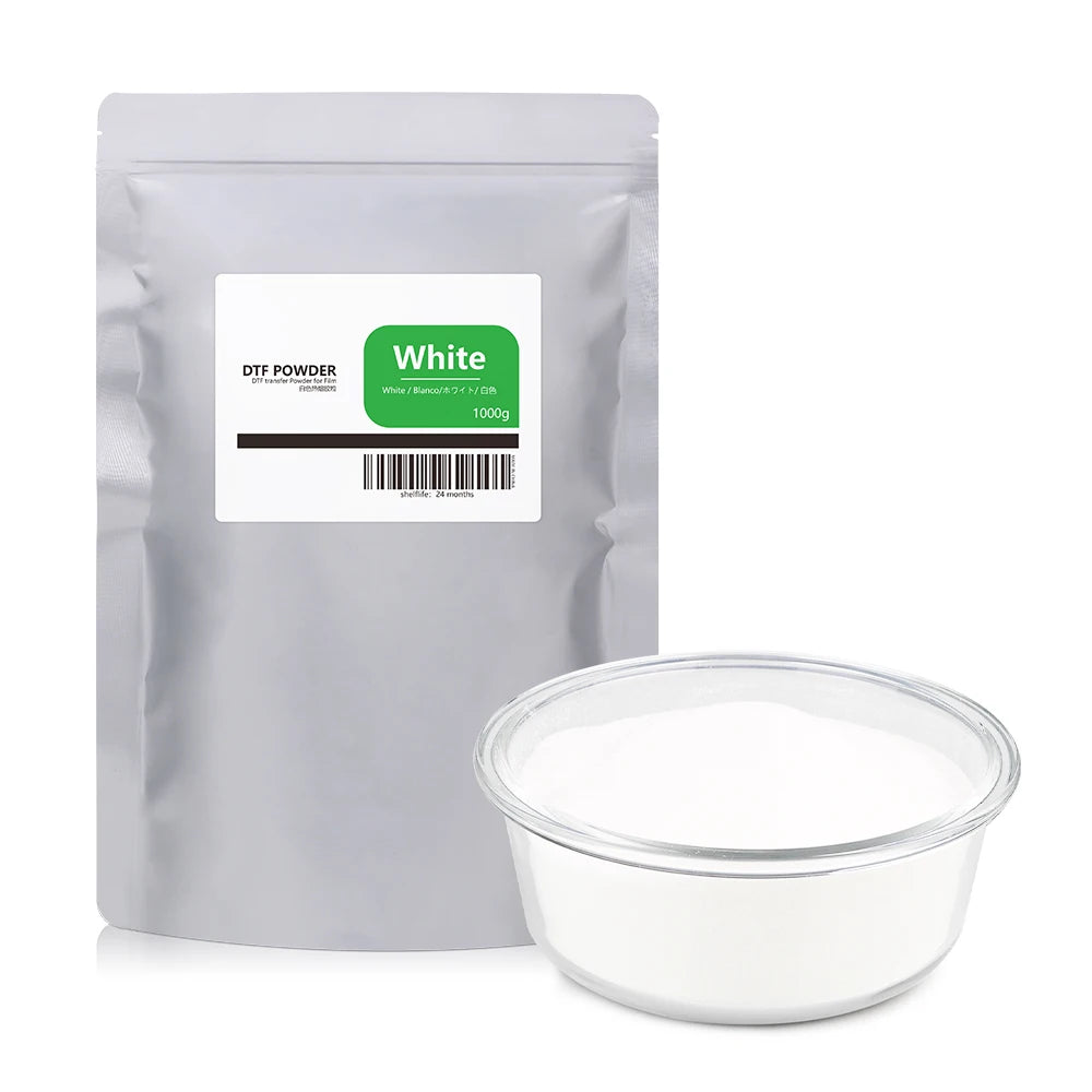 Factory Whole Sale DTF Hot Melt White Black DTF Powder TPU Adhesive for DTF T- Shirt Heat Transfer Printing