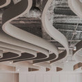 Wave Shaped Acoustic Sound Proof Wall Panels Ceiling Custom Sound Absorbing Reduce Noise Solutions for Commercial Buildings