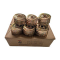 Factory Direct Sale Smooth Screw Shank Iron Coil Nails 2.87mm 57mm 4500 Pcs Per Box for Pallet