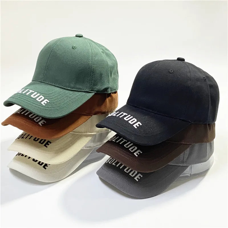 High Quality 6-Panel Casual Baseball Cap Curved Visor Custom Embroidered Logo Sporty for Golf Other Sports Men Women's Golf