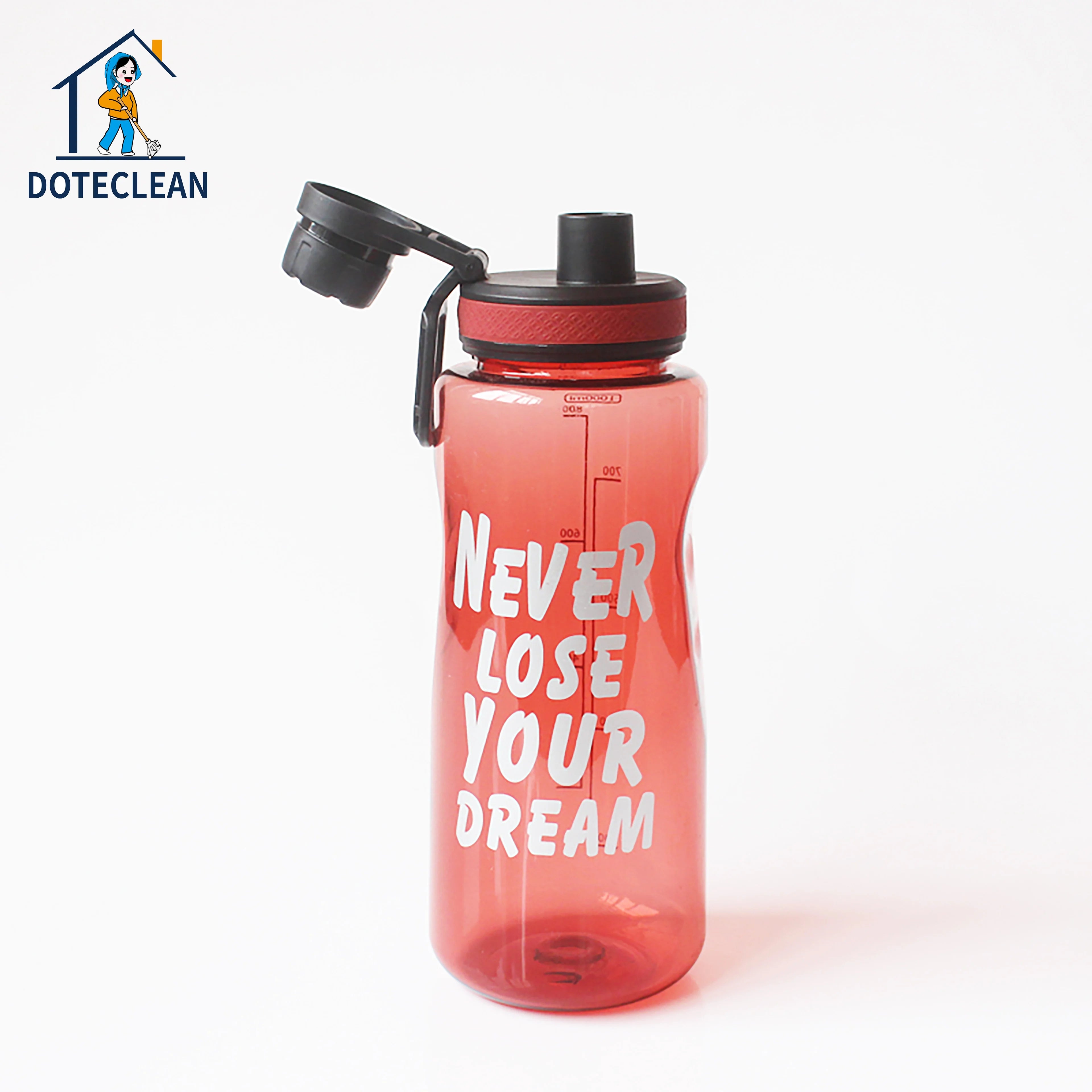 Large Capacity 1000ml / 1500ml Water Cup Plastic Water Bottle Portable Sports Cup Travel Camp Water Bottle  for Drinking