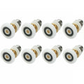 Nylon 19/23/25/27mm Diameter Shower Glass Sliding Door Hanging Wheel Roller Eccentric Pulleys Bathroom Sliding Cabinets Bag