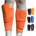 Customizable EVA Breathable Soccer Shin Pad Socks Football Leg Sleeve Guard Set with Pocket for Protection