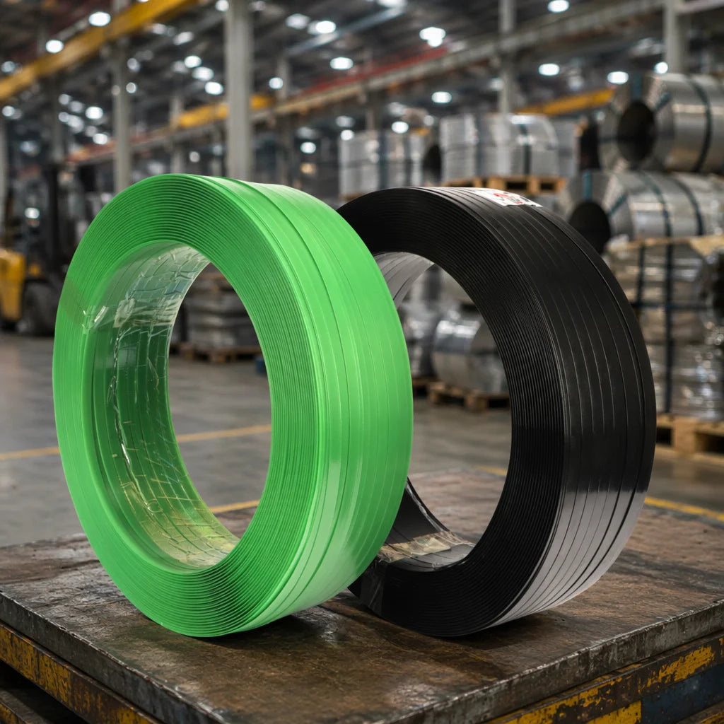 Wande PET Polyester 19mm Pallet Packing Strapping Rolls Strips Band Strap Belt Model 16080 for Machine Packing