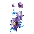 BXTAT TL283-TL288 Roses Crinum White Paper Temporary Tattoo Stickers for Body