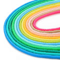 Wholesale rainbow Color Gasket Round Soft Polymer Clay Fimo for Jewelry Making