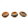HUIYING Thumb stone Yellow Tiger Eye worry stone worry thumb stone worry natural thumb crystal healing gemstone worry