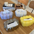 Solhui Nordic Luxury Ceramic Tissue Box Napkin Holder Storage Living Room Home Table Decoration