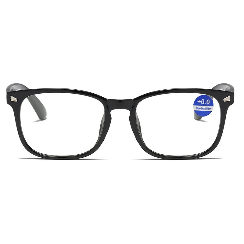 Ready to Ship Vintage Design square Frame Computer Glasses Anti Blue Light Reading Glasses 2023