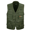 Mens Outdoor Fishnet Lift Vest Quick Dry Fishing Travel Photographer Vest Life Jackets Spring Summer