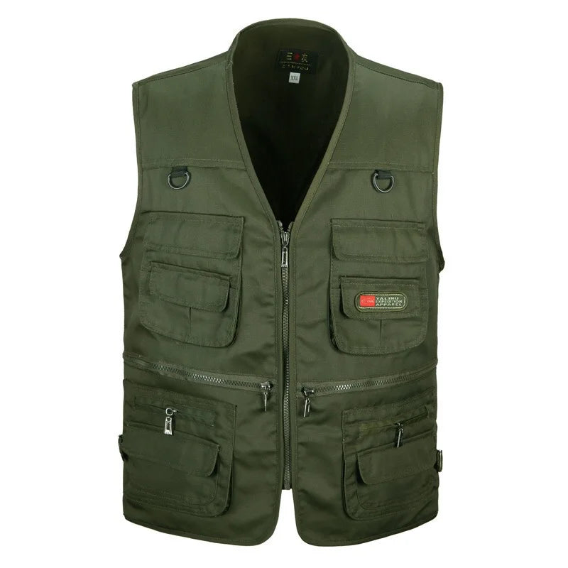 Mens Outdoor Fishnet Lift Vest Quick Dry Fishing Travel Photographer Vest Life Jackets Spring Summer