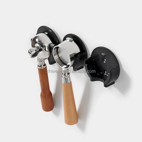 Kitchen Coffee Accessories 51MM/54MM/58mm ABS Coffee Portafilter Tamper Wall Rack