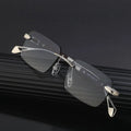 Wood Rimless Frame Sun Glasses Retro Luxury Gold Metal Frameless Wholesale Fashion Hot Selling Metal Man Sunglasses