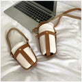 Portable PU Leather Coffee Cup Holder With Handle Strap Hand-carrying Cup Bag Carrier for Boba Tea