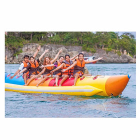 Factory Direct Selling 10 Persons Inflatable Banana Boats for Water Games