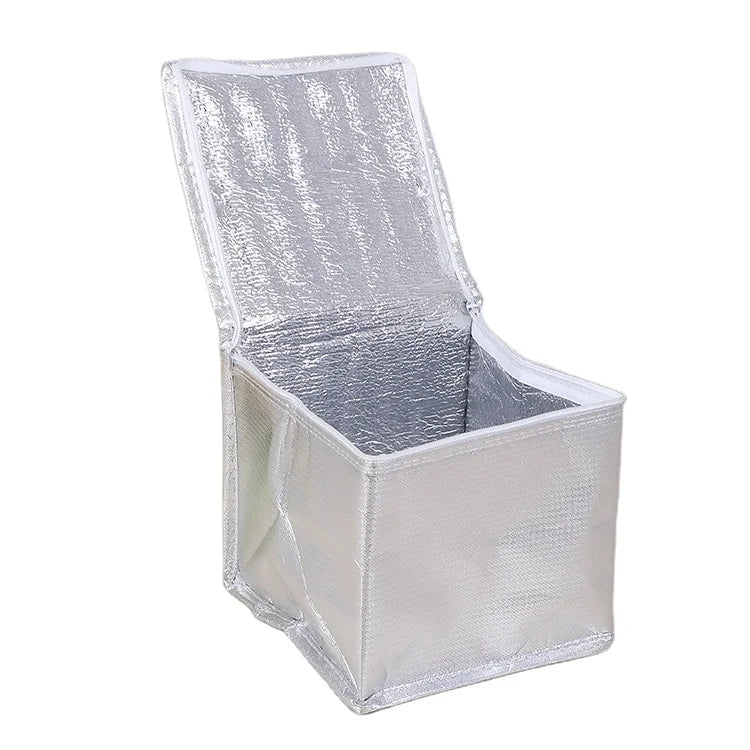 Wholesale Custom Logo Solar Panel Reusable Thermal Insulated Non-Woven Lunch Cooler Bag Promotional Waterproof Eco-Friendly