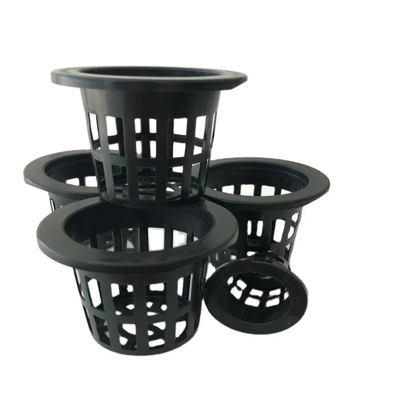 Hydroponics Plastic Mesh Planting Net Soilless Cultivation Plant Rooter Basket Hydroponics Vegetables Grow Basket