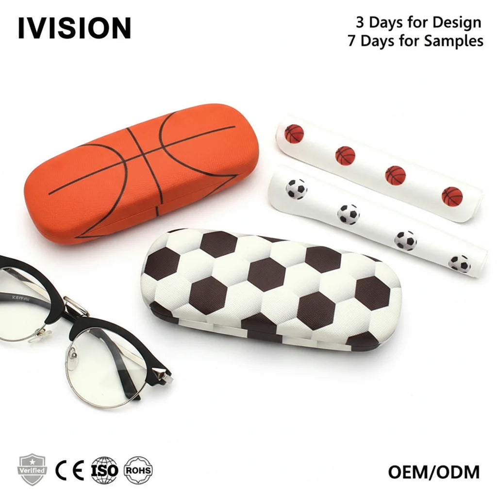 Creative Design Portable Pressure-Resistant Glasses Case for Sunglasses Reading Glasses Unisex Customizable Wholesale OEM/ODM