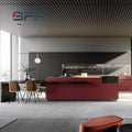 BFP One Stop Free Design Whole House Customization Modern Dark Colors Modular Kitchen Furniture Kitchen Cabinet Designs
