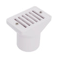 HOTOOK Wall Pool Fittings Pool Accessories PVC Check Valve/Wall Inlet Non Return Valve Plastic Gutter Drain for Concrete Pool