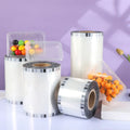 Custom Printed PET Sealing Film Roll for Bubble Tea & Coffee Cups - Disposable Soft Blow Molding Film for Beverage Packaging