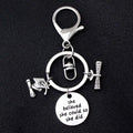 Factory Custom Made Graduation Gift Sports Dance Cowboy Teacher Cat Dog Mom Gymnastics Key Chain Key Rings Unicorn Key Chains