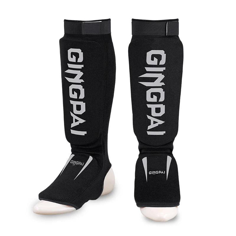 For Cotton Instep Ankle Protector MMA Shin Guards TKD Kickboxing Muaythai Leg Support Pad Foot Protective Professional