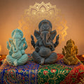Religion Decoration Resin Elephant Gods Idol Indian Ganesha Statue Elephant Crafts