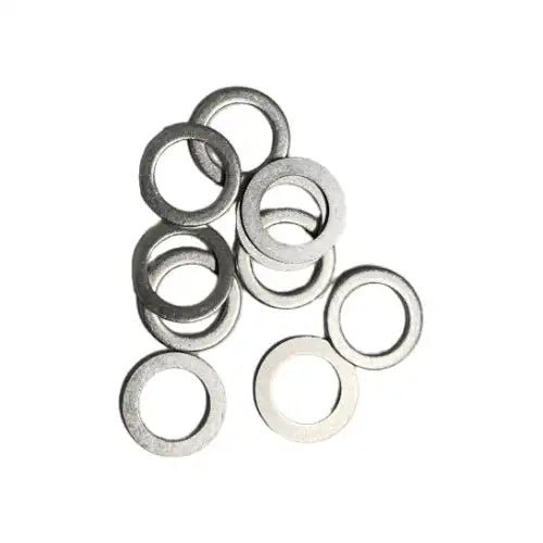 Artein M12 Flat Industrial Washers Aluminum Steel Brass-Zinc Plated DIN Standard