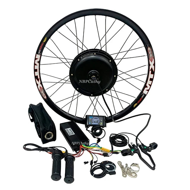 MTX39 Wheel 48/52V 26-29'' Rear Wheel Brushless Hub Motor 2000W Electric Bicycle Motor Conversion Kit with SW900 Color Display MegaBDM