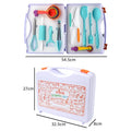 21pcs Mini Silicone Home Kitchen Gadgets Kids Cooking Tool Set with Baking Tools for Pretend Play Gourmet Play Kitchen Box