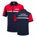 Custom Wholesale Hi Vis Safety Work Short Sleeve POLO Shirt Reflective Strip Construction Engineering Logistics Work Clothes EN