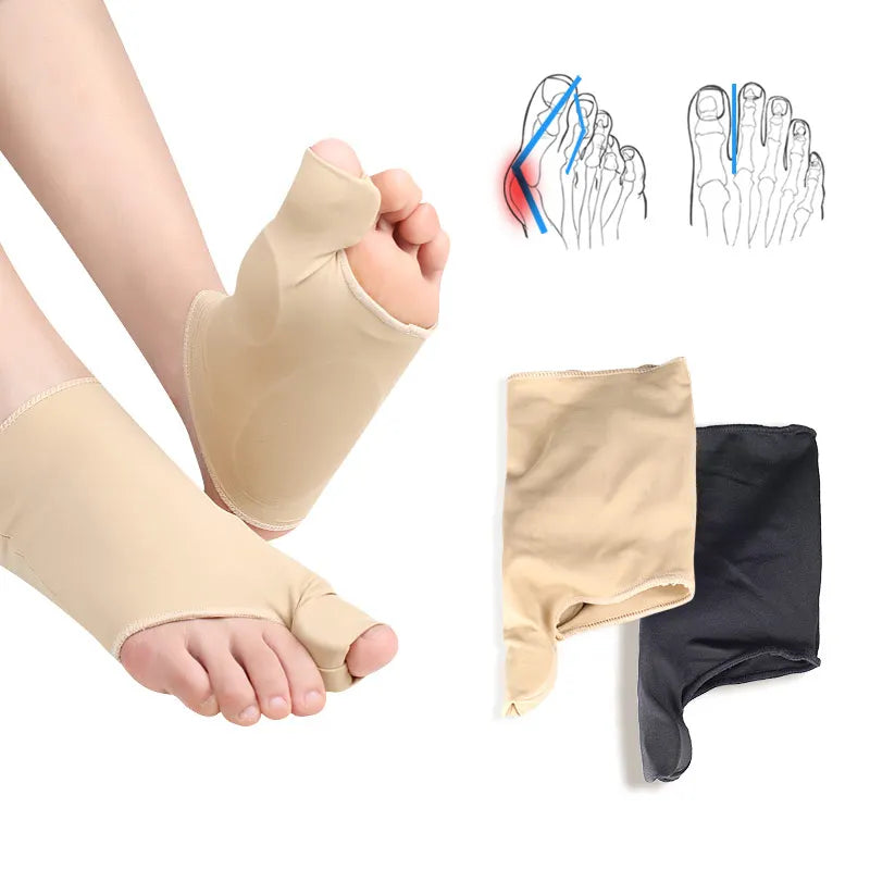 2022 Upgraded 2-in-1 Bunion Corrector Sleeve Arch Support Compression Brace Plantar Fasciitis Gel Cushion Sports Comfort Insoles