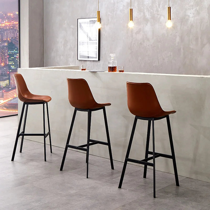 Chair Bar Counter Wholesale French Tall Table Restaurant Furniture Iron Luxury High Modern Black Metal Stool Chair Bar