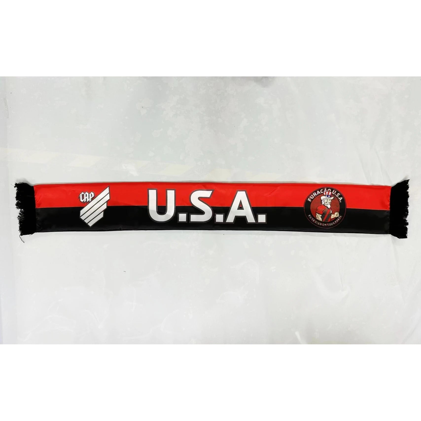 RTS Goods Furacao USA Country Nation Football Fans Scarf Polyester Satin Digital Print Scarf in Stock