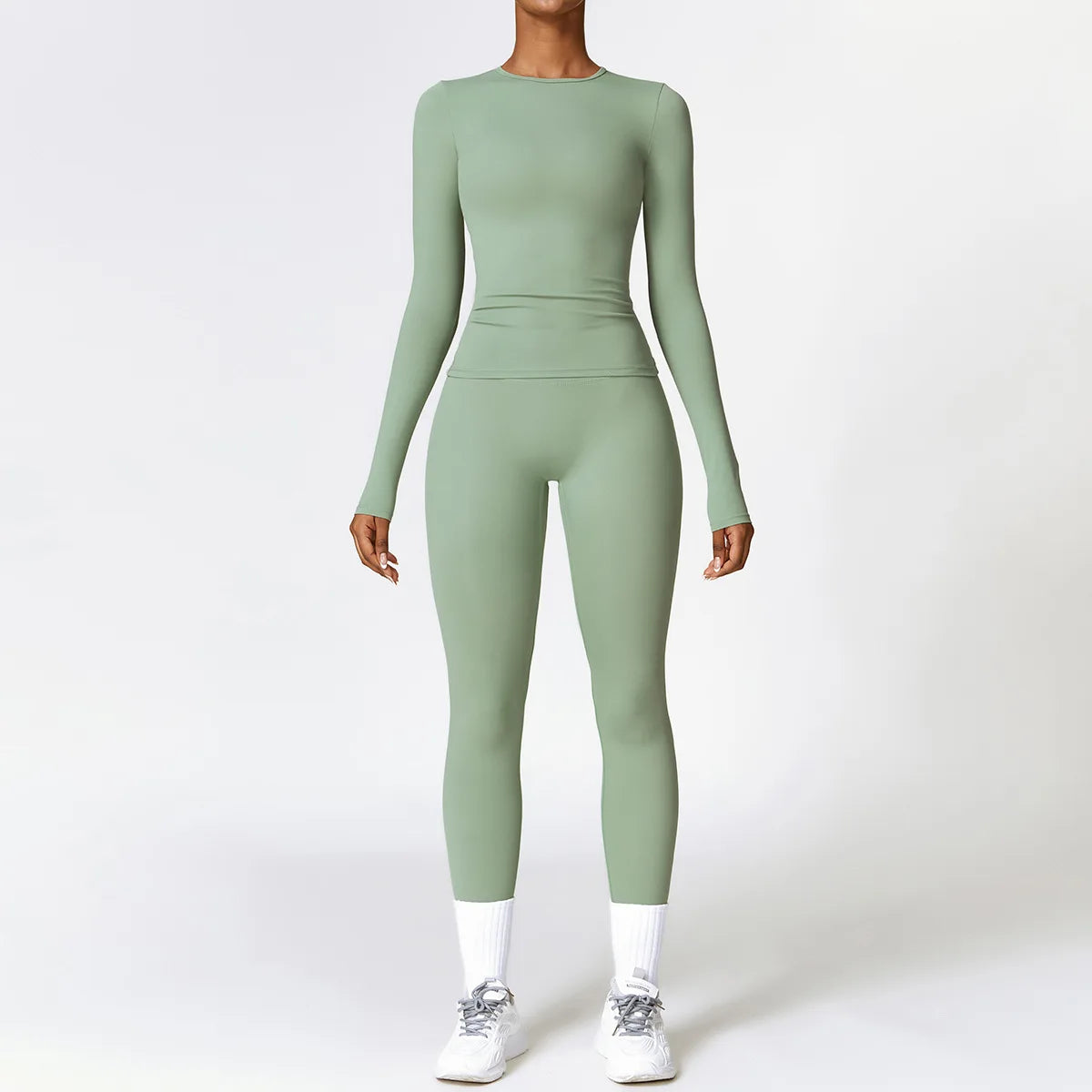 Tight Plush 2 Pcs Yoga Set Quick-Drying Fitness Apparel Winter Outdoor Running Activewear Set for Women