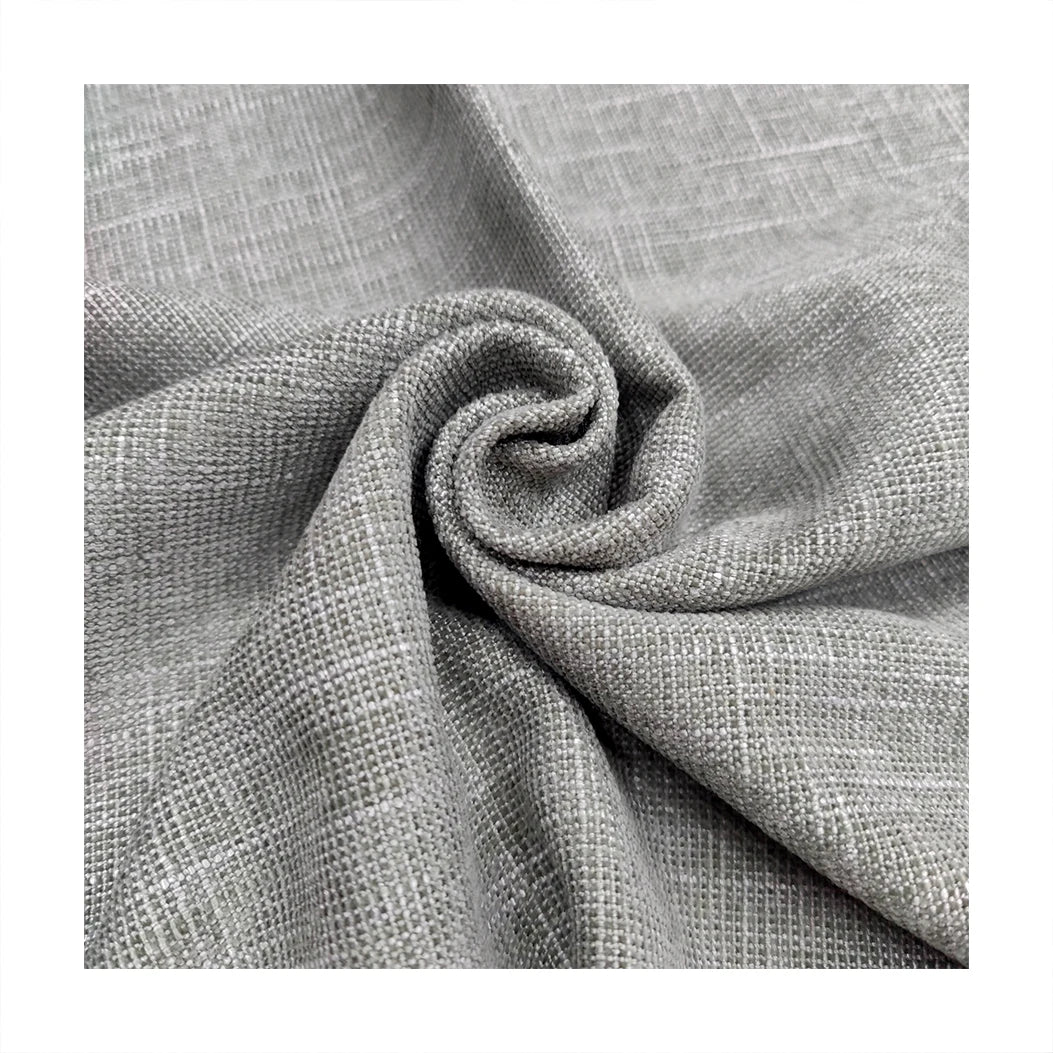 M&Y Hot Sale 280cm Linen Curtain Fabric Soft Jacquard Style with Blackout Feature for Upholstery Vegetation Scrolls Zhejiang